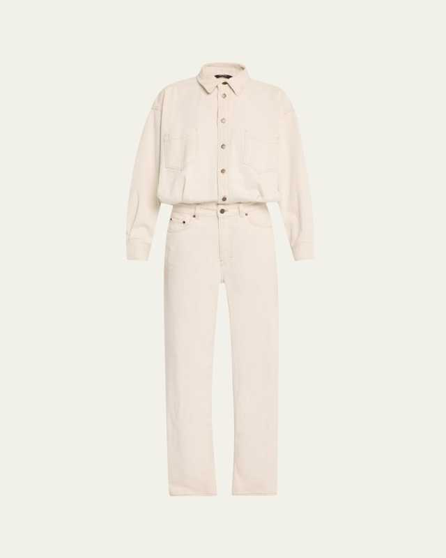 Tilda Long-Sleeve Denim Shirt